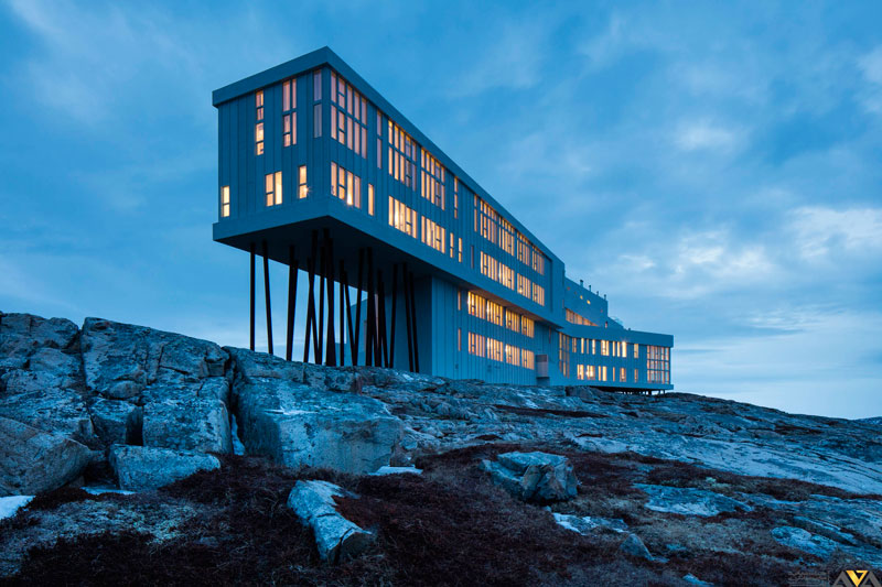 معماری خیره کننده مسافرخانه جزیره فوگو